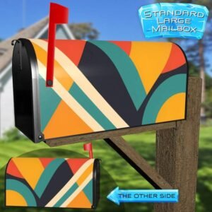 Abstract Vintage Design Rural Farm Mailbox Cover