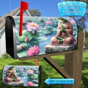 Cute Frog Buddha Rural Farm Mailbox Cover