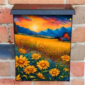 Farmhouse in the Valley Colonial Mailbox Cover
