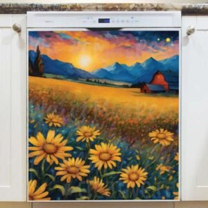 Farmhouse in the Valley Magnetic Dishwasher Door Cover