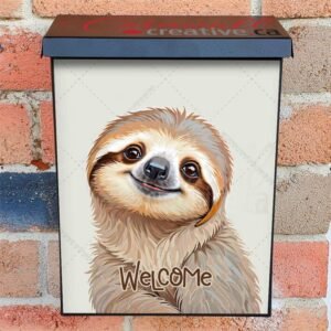 Adorable Baby Sloth Colonial Mailbox Cover