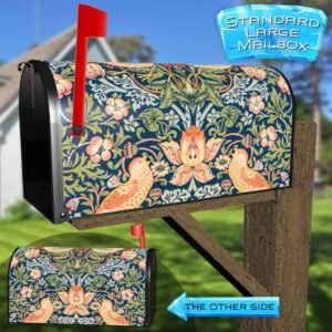 Strawberry Thief by William Morris Rural Farm Mailbox Cover