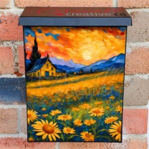 Cottage in the Valley Colonial Mailbox Cover