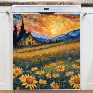 Cottage in the Valley Magnetic Dishwasher Door Cover