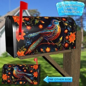 Eastern European Folk Bird Rural Farm Mailbox Cover