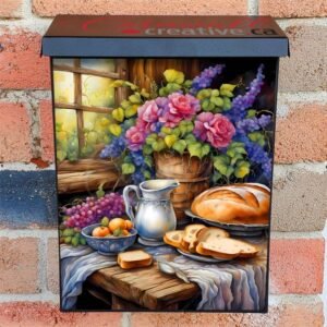 Breakfast in the Farmhouse Colonial Mailbox Cover
