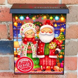 North Pole Bed and Breakfast Colonial Mailbox Cover