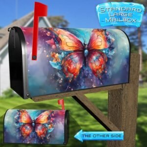 Abstract Beautiful Butterfly Rural Farm Mailbox Cover