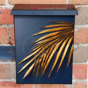 Minimalist Zen Mid Century Botanical Art 13 Colonial Mailbox Cover