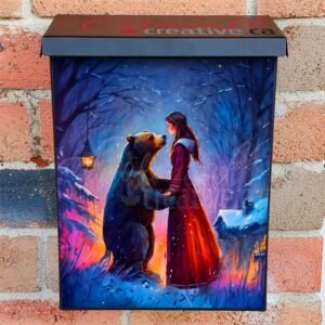 Best Christmas Friends Colonial Mailbox Cover