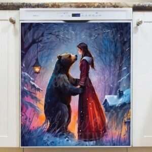 Best Christmas Friends Magnetic Dishwasher Door Cover