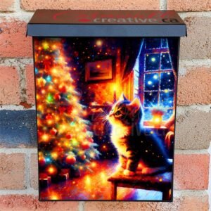 Kitten’s First Christmas Colonial Mailbox Cover