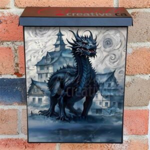 The Protector of the Village Colonial Mailbox Cover