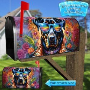 Cool California Rottweiler  Rural Farm Mailbox Cover