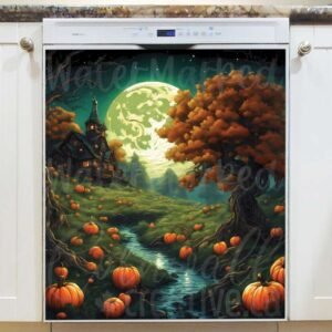 Fantasy Autumn Landscape Magnetic Dishwasher Door Cover