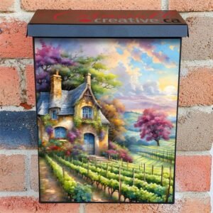 Beautiful Vineyard Cottage Colonial Mailbox Cover