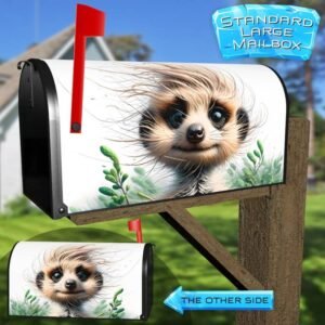 Windy Day Rural Farm Mailbox Cover