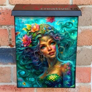 Pretty Little Mermaid Colonial Mailbox Cover