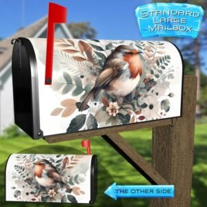 Cute Bohemian Robin Rural Farm Mailbox Cover