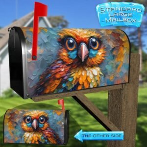 Cute Funky Bird Rural Farm Mailbox Cover