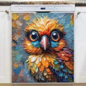 Cute Funky Bird Magnetic Dishwasher Door Cover