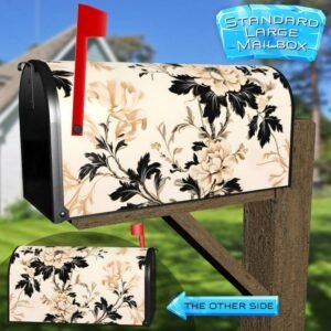 Beautiful Vintage Flowers Rural Farm Mailbox Cover