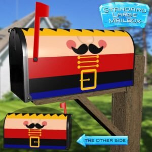 Christmas Nutcracker Rural Farm Mailbox Cover