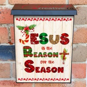 Jesus is the Reason for the Season Colonial Mailbox Cover