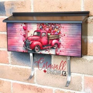 Cupid Delivery Truck Wall-mounted Townhouse Mailbox Cover