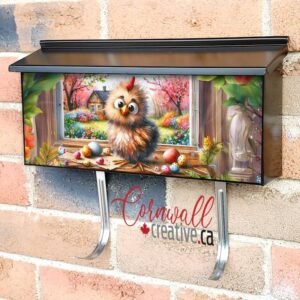 Little Easter Chicken Wall-mounted Townhouse Mailbox Cover