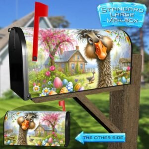 Silly Easter Goose 2 Rural Farm Mailbox Cover