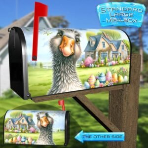 Pretty Easter Goose Rural Farm Mailbox Cover