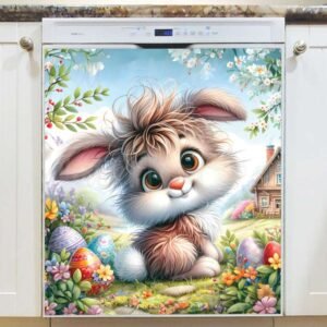 Little Easter Bunny Magnetic Dishwasher Door Cover