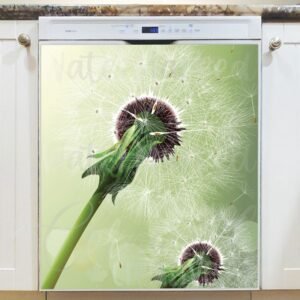 Dandelions in the Wind Magnetic Dishwasher Door Cover