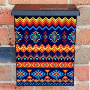 Native Pattern Design #2 Colonial Mailbox Cover