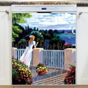 Waiting for Love Magnetic Dishwasher Door Cover