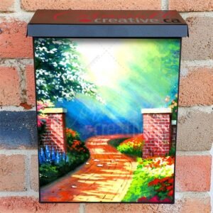 Foggy Summer Morning Colonial Mailbox Cover