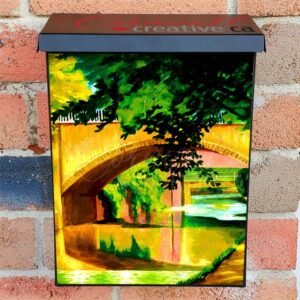 Canal of Amsterdam Colonial Mailbox Cover