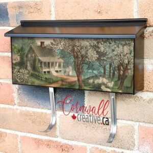 Victorian Farmhouse Wall-mounted Townhouse Mailbox Cover
