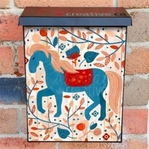 Scandinavian Folklore Horse Colonial Mailbox Cover