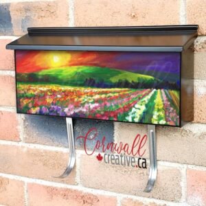 Beautiful Fantasy Landscape #2 Wall-mounted Townhouse Mailbox Cover