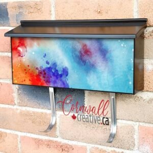 Beautiful Abstract Design #7 Wall-mounted Townhouse Mailbox Cover