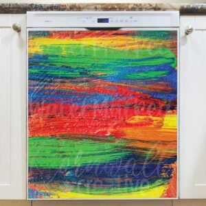 Beautiful Abstract Design #8 Magnetic Dishwasher Door Cover