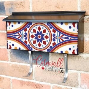 Mexican Style Bohemian Design Wall-mounted Townhouse Mailbox Cover