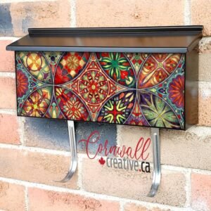 Beautiful Bohemian Mandalas Wall-mounted Townhouse Mailbox Cover