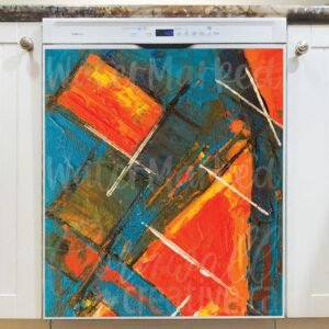 Beautiful Abstract Design #12 Magnetic Dishwasher Door Cover