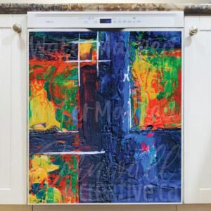 Beautiful Abstract Design #10 Magnetic Dishwasher Door Cover