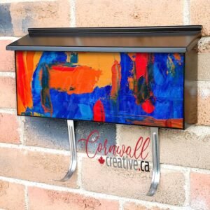Beautiful Abstract Design #9 Wall-mounted Townhouse Mailbox Cover