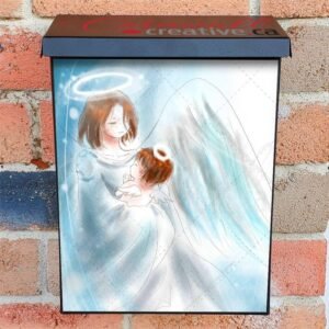 Mom and Baby Angel Colonial Mailbox Cover