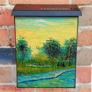 Square Saint Pierre by Van Gogh Colonial Mailbox Cover